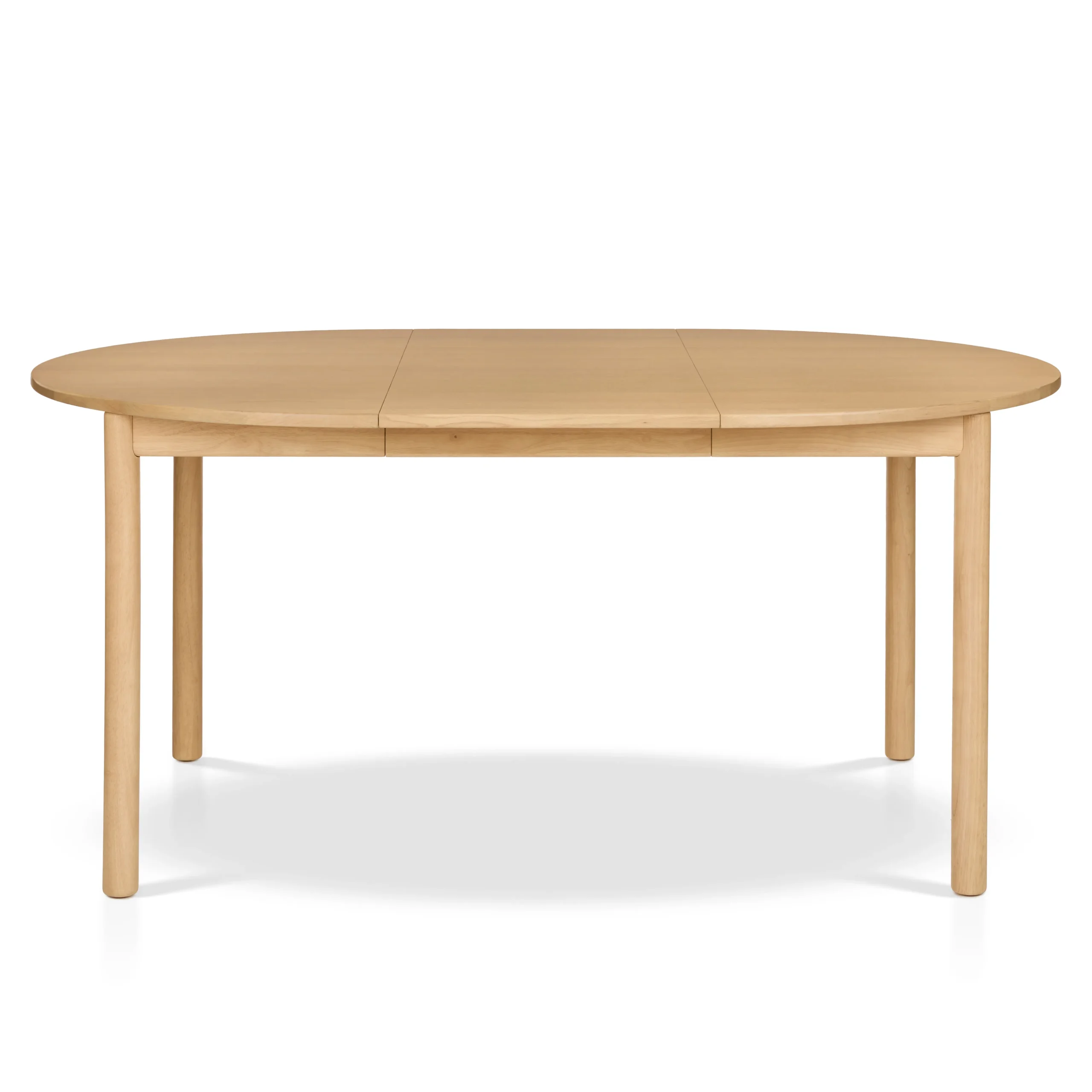 Heidi 48_ - 67.75_ Extendable Round Dining Table - White Oak - Image 11