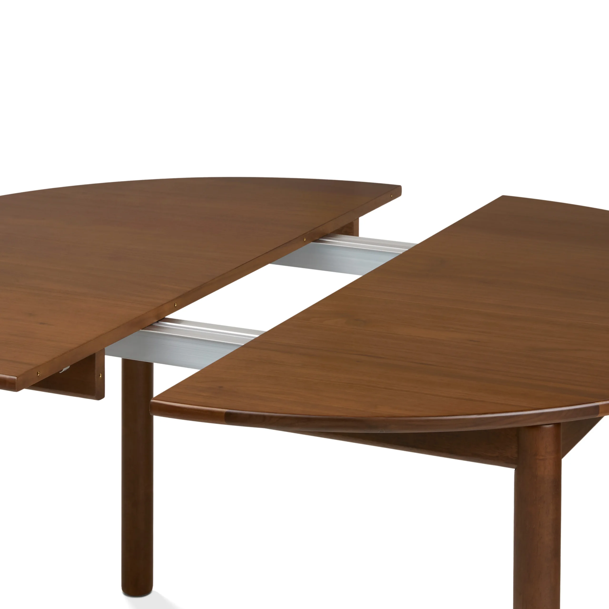 Heidi 48_ - 67.75_ Extendable Round Dining Table - Walnut - Image 11