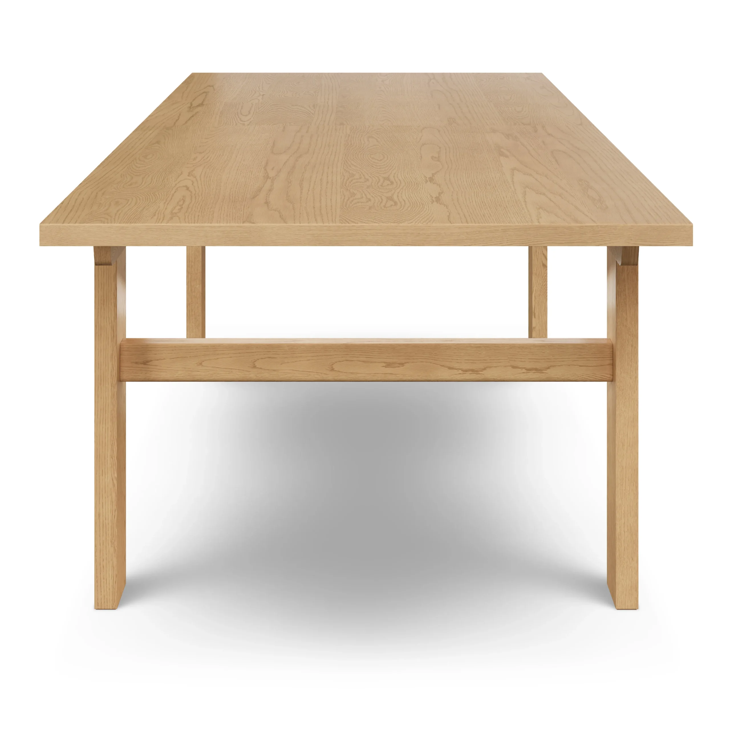Gina 88.5_ - 112_ Extendable Dining Table - White Oak - Image 11