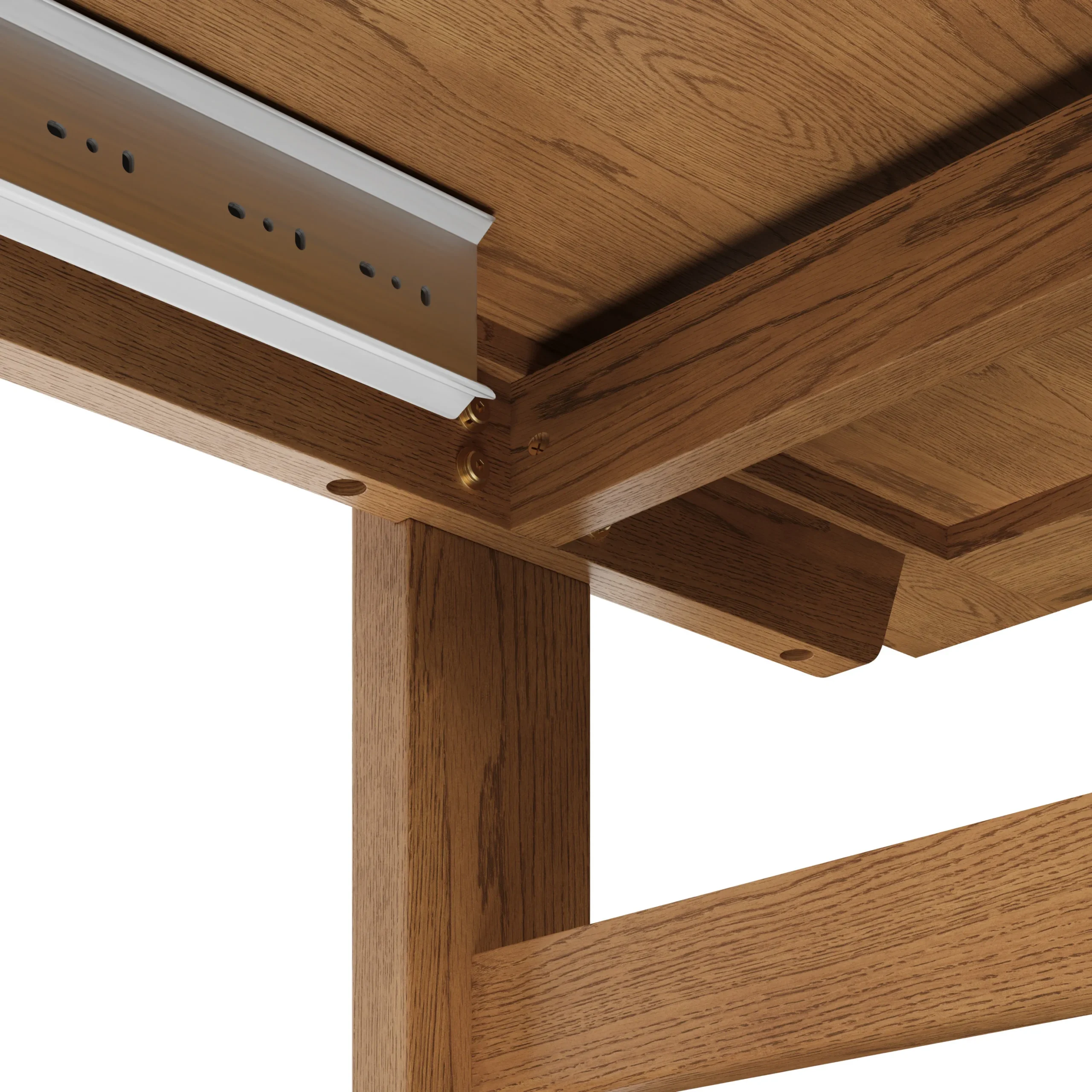 Gina 88.5_ - 112_ Extendable Dining Table - Smoked Oak - Image 11