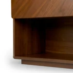 Nera 1-Drawer Nightstand - Walnut