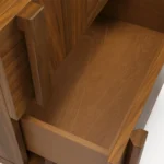 Ayra 2-Drawer Nightstand - Walnut