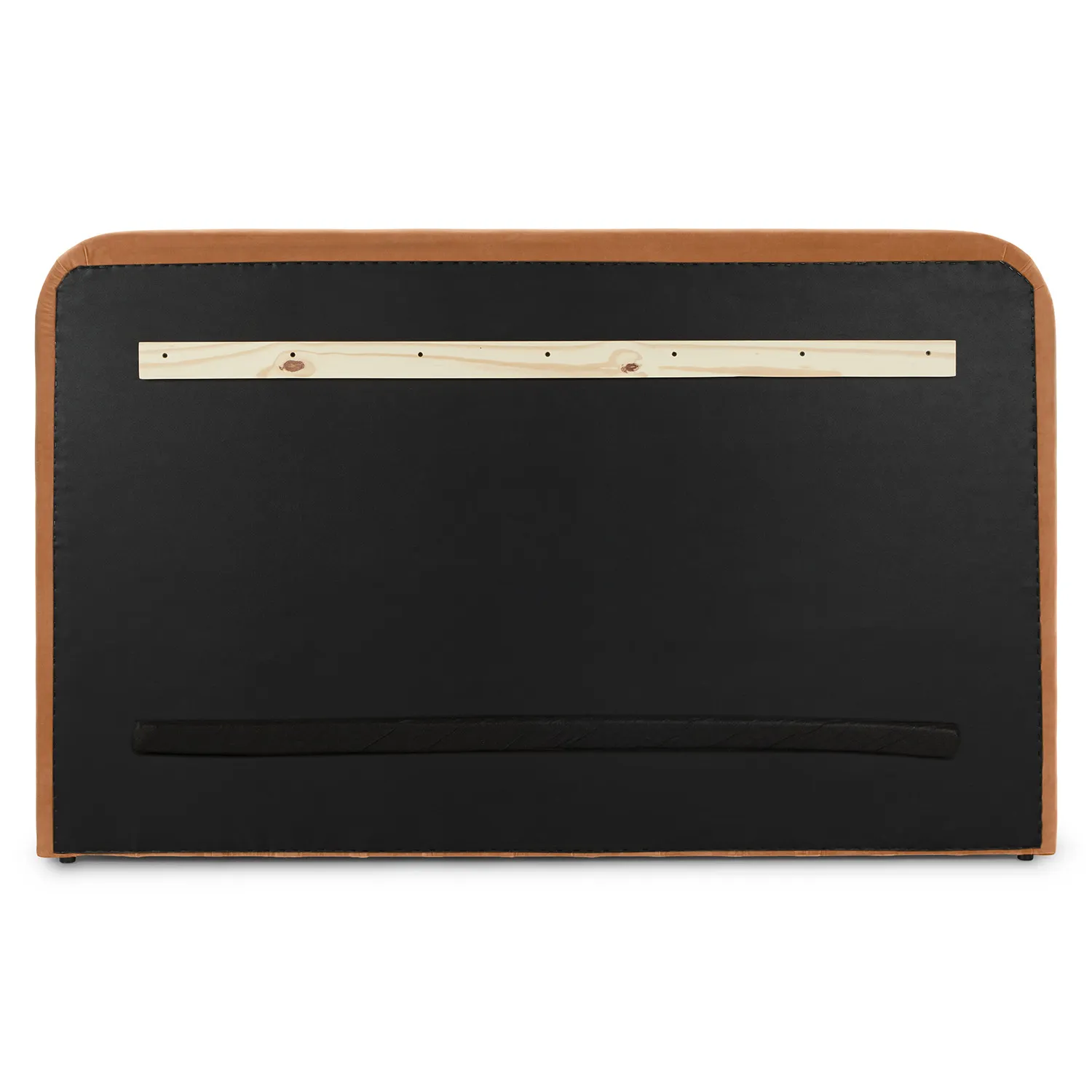 Rolph Queen Velvet Headboard - Plush Pacific Rust - Image 11