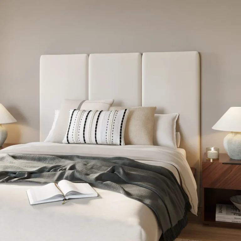 Noel Queen Velvet Headboard - Plush Pacific Taupe