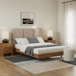 Noel Queen Headboard - Sandstone Wool Bouclé