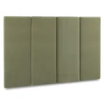Noel King Velvet Headboard - Plush Pacific Sage