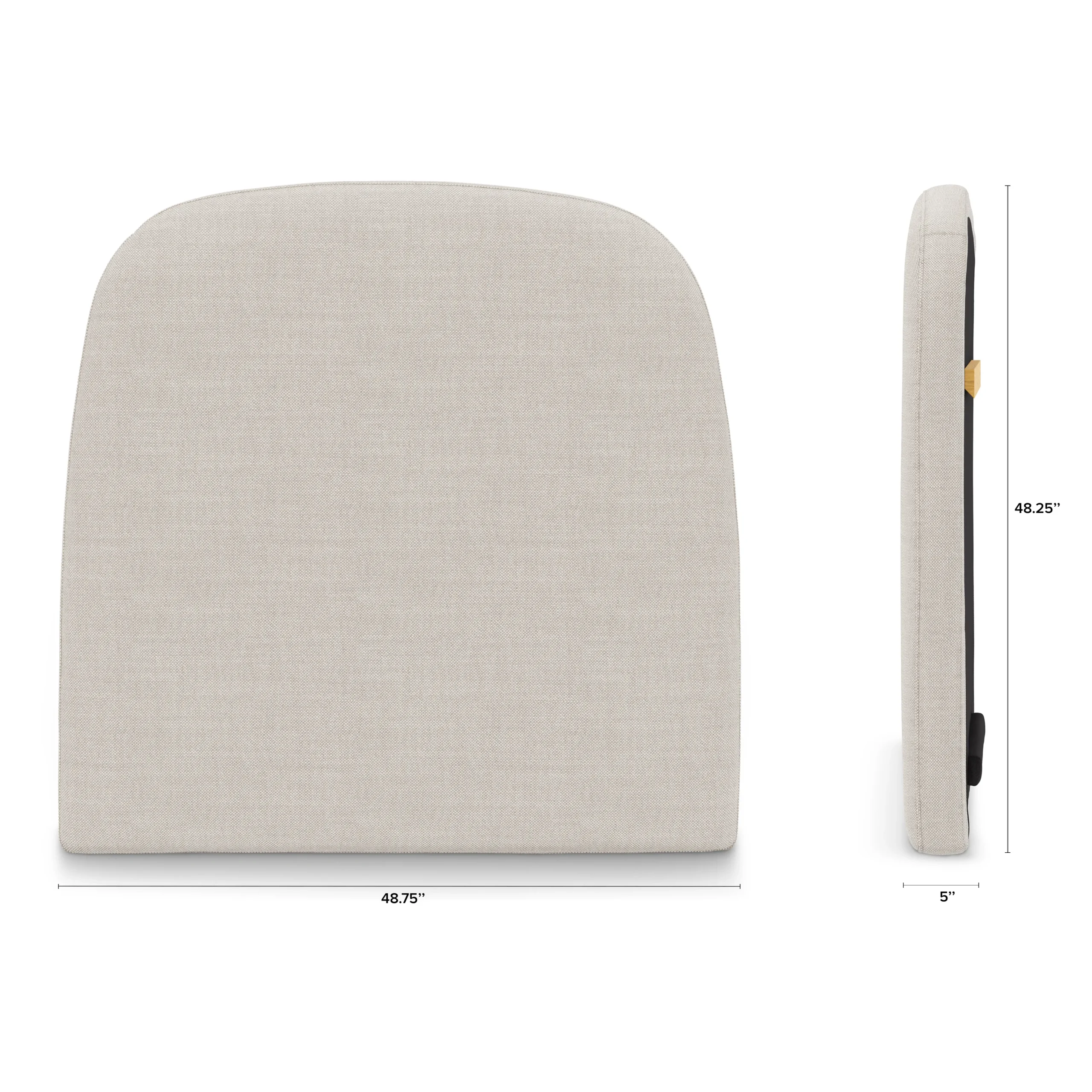 Kaleo Twin Headboard - Clay Taupe - Image 11