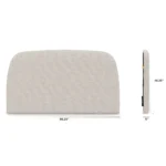Kaleo King Headboard - Clay Taupe