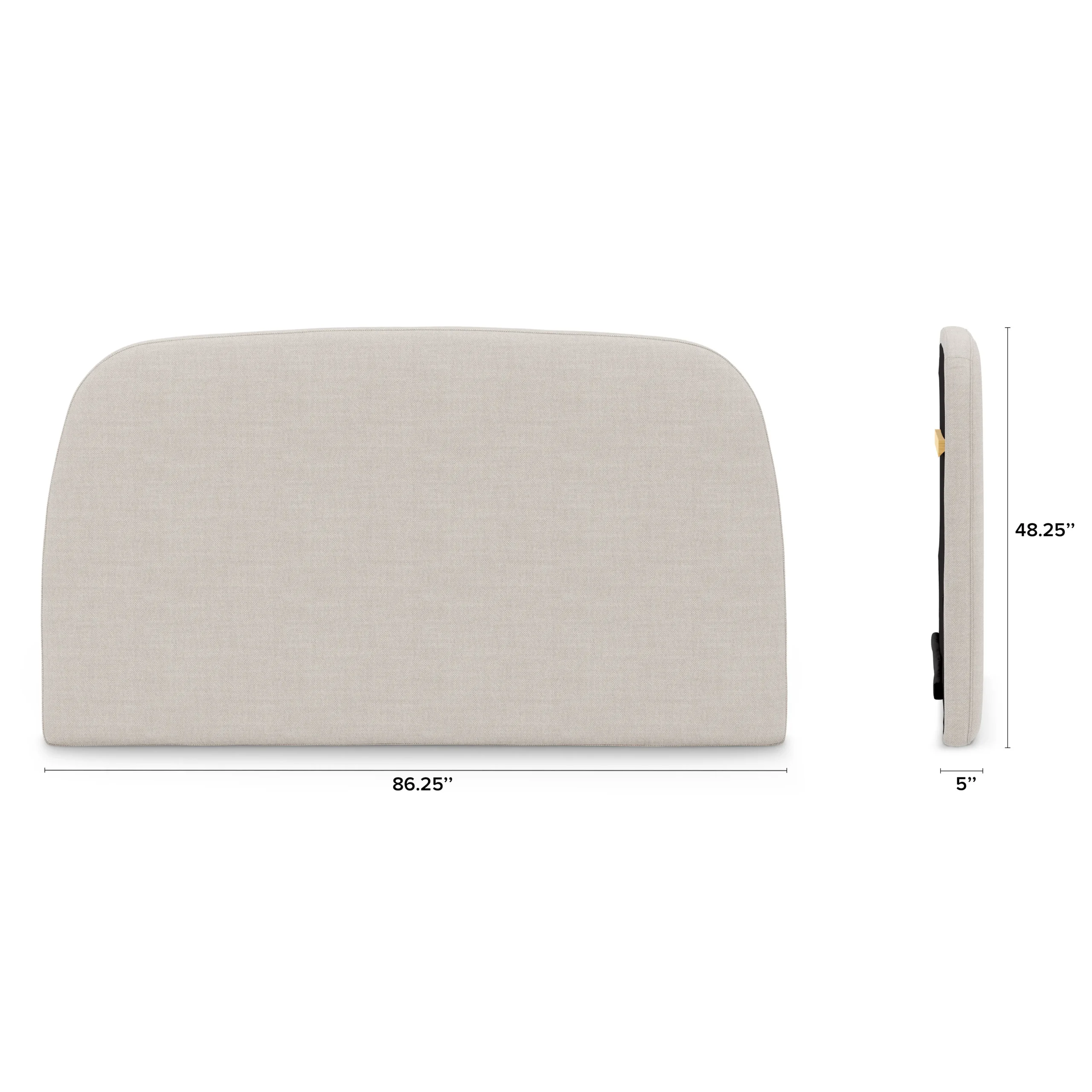 Kaleo King Headboard - Clay Taupe - Image 11