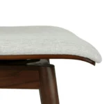 Sede Swivel Counter Stool - Walnut and Mist Gray