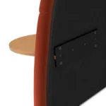 Almelo King Velvet Headboard - Hale Rust