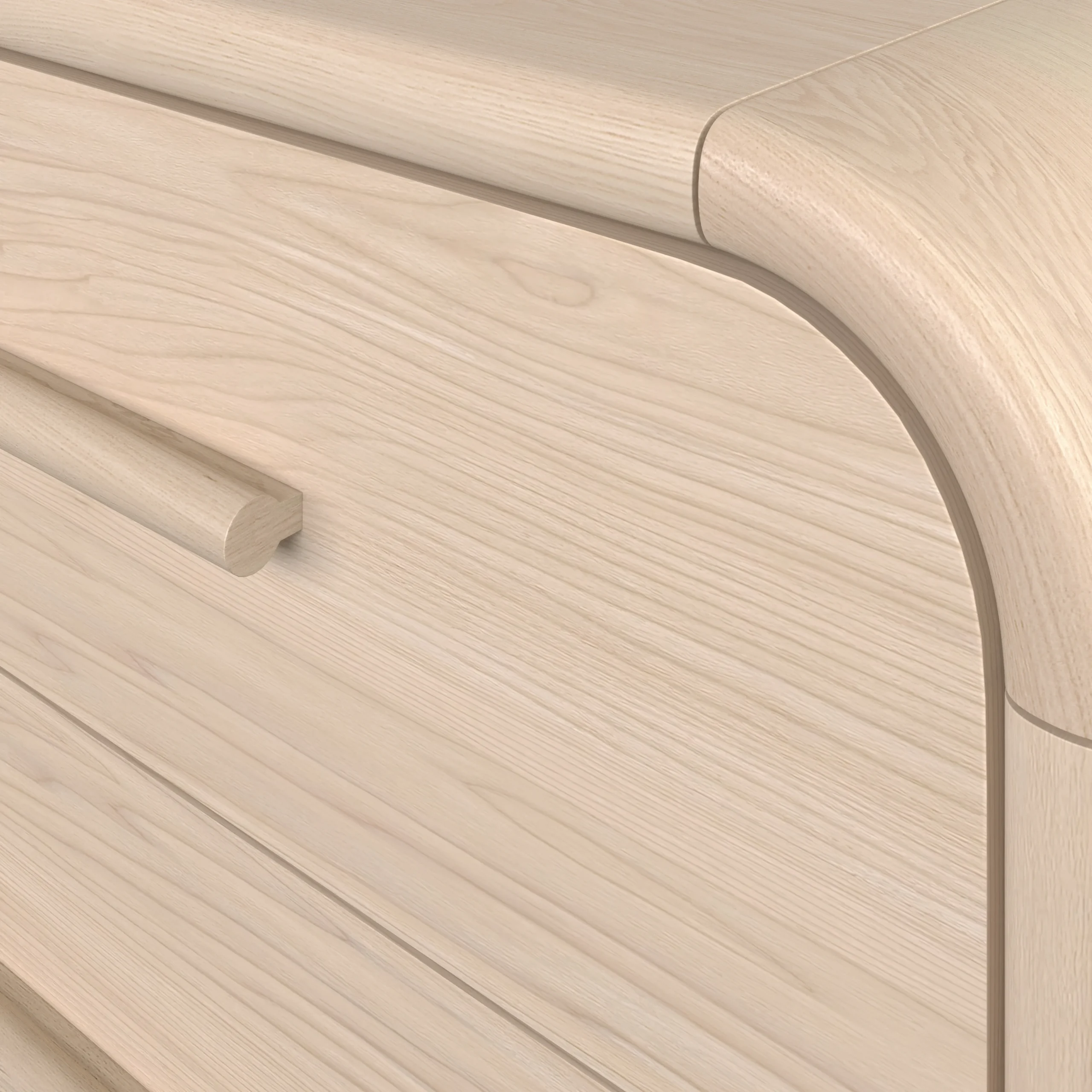 Faydra 6-Drawer Double Dresser - Natural Ash - Image 11