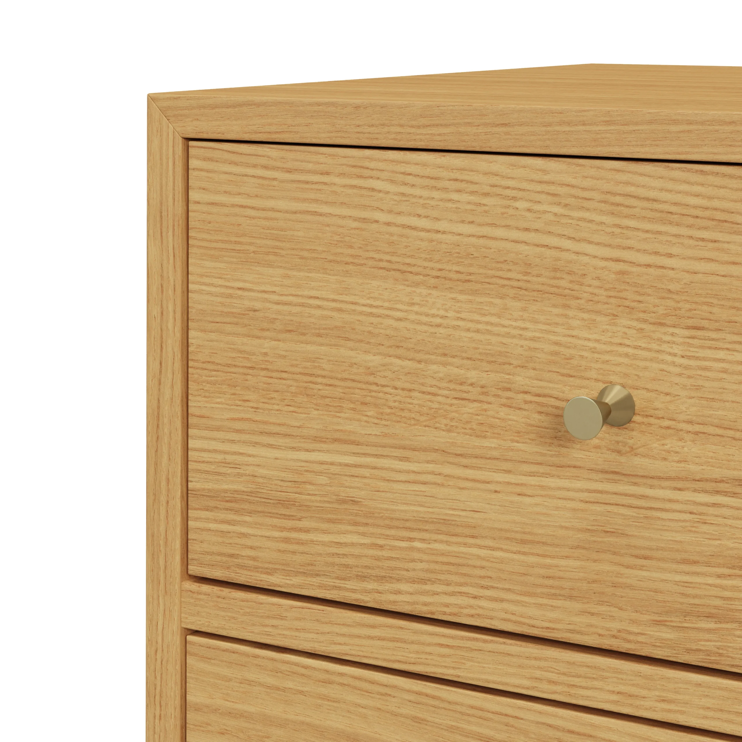 Cooper 5-Drawer Chest - Natural Oak - Image 11