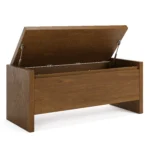 Leif 42_ Storage Bench - Smoked Oak