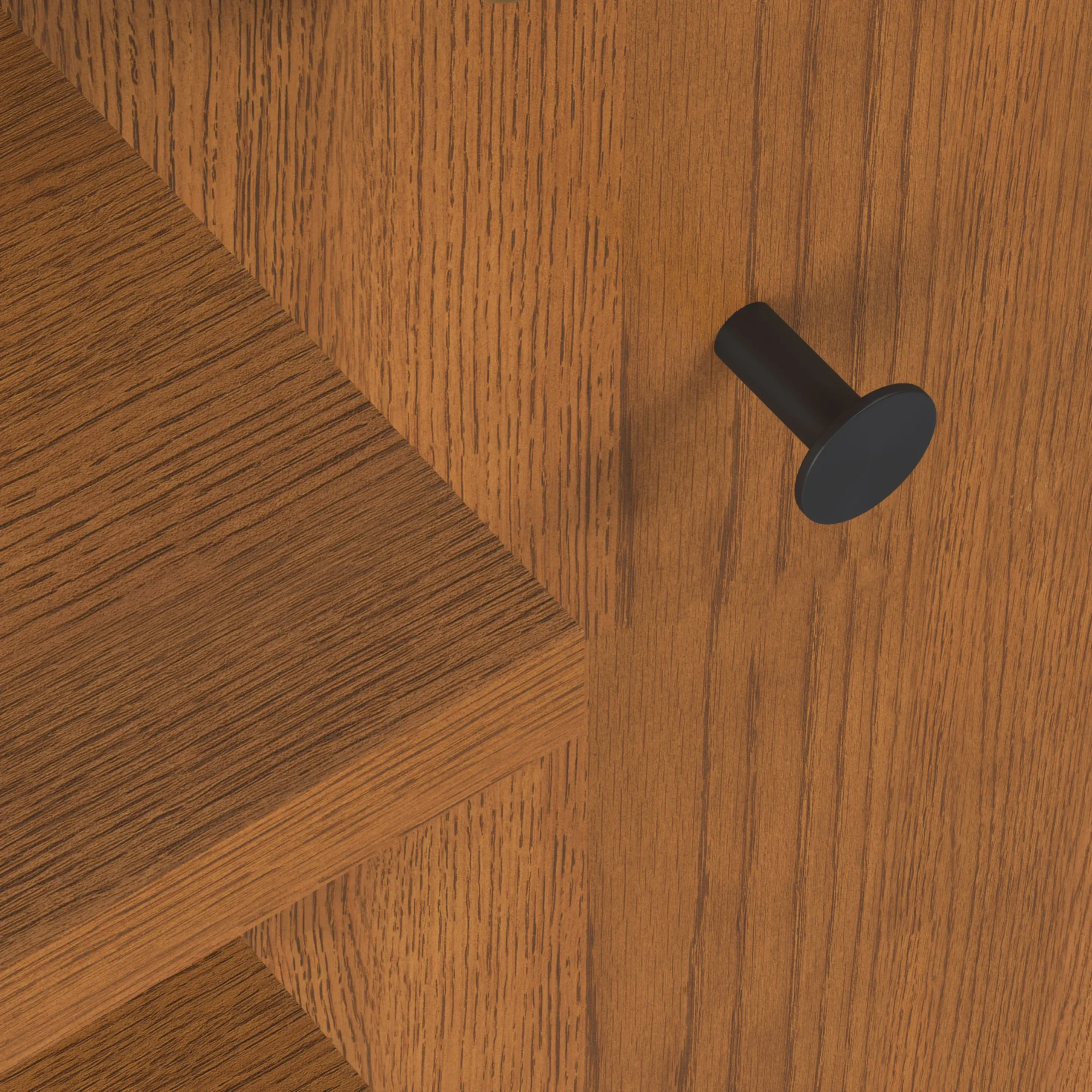 Kouva 47_ Bench and Wall Panel Storage Set - Smoked Oak and Algonquin Green - Image 11