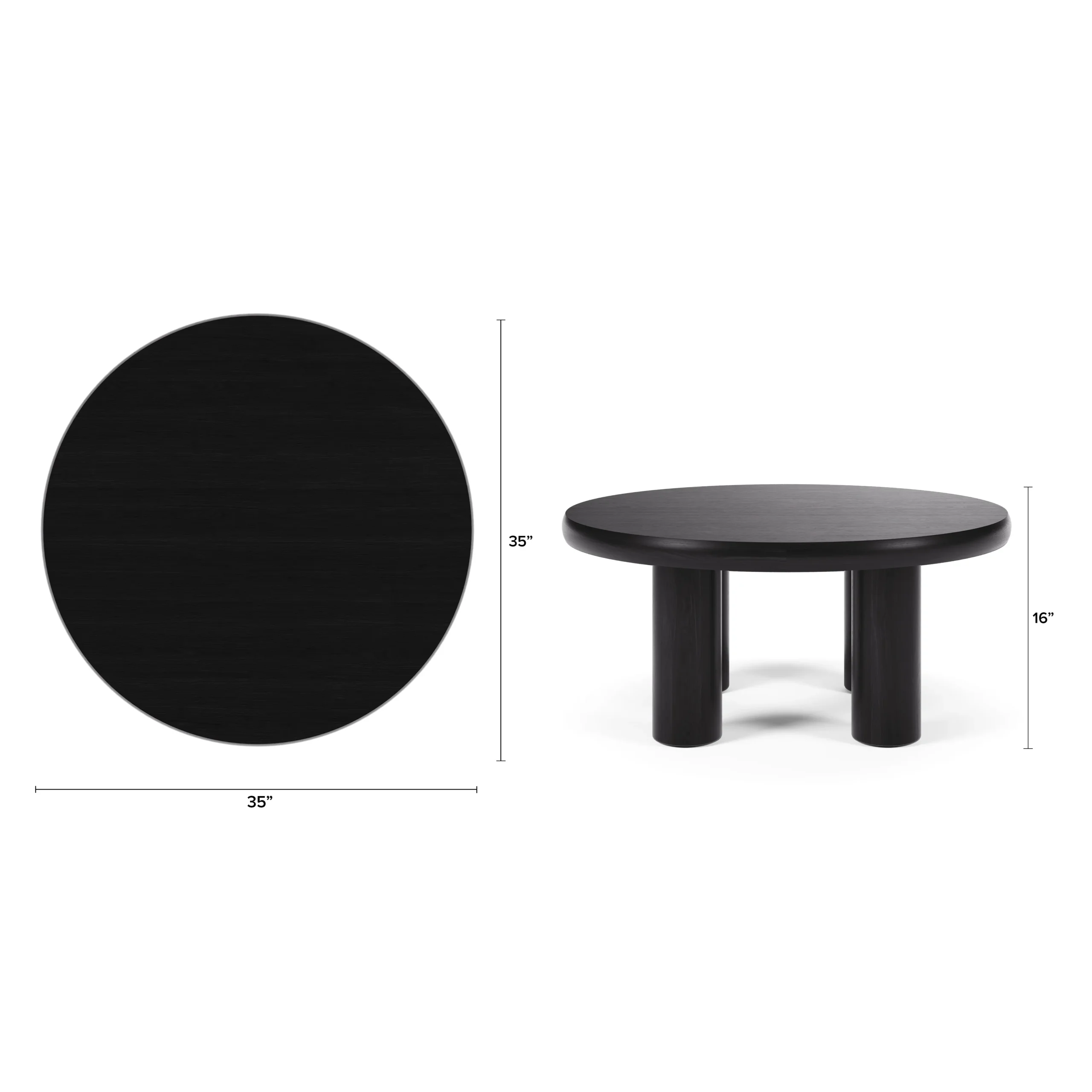 Adel 35_ Coffee Table - Black - Image 5