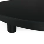 Adel 42_ Round Coffee Table - Black