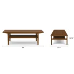 Cooper 51_ Rectangular Coffee Table - Walnut
