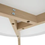 Mara 31.5_ Marble Coffee Table - Oak