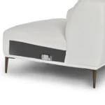 Abisko 94.5_ Right Sectional - Quartz White