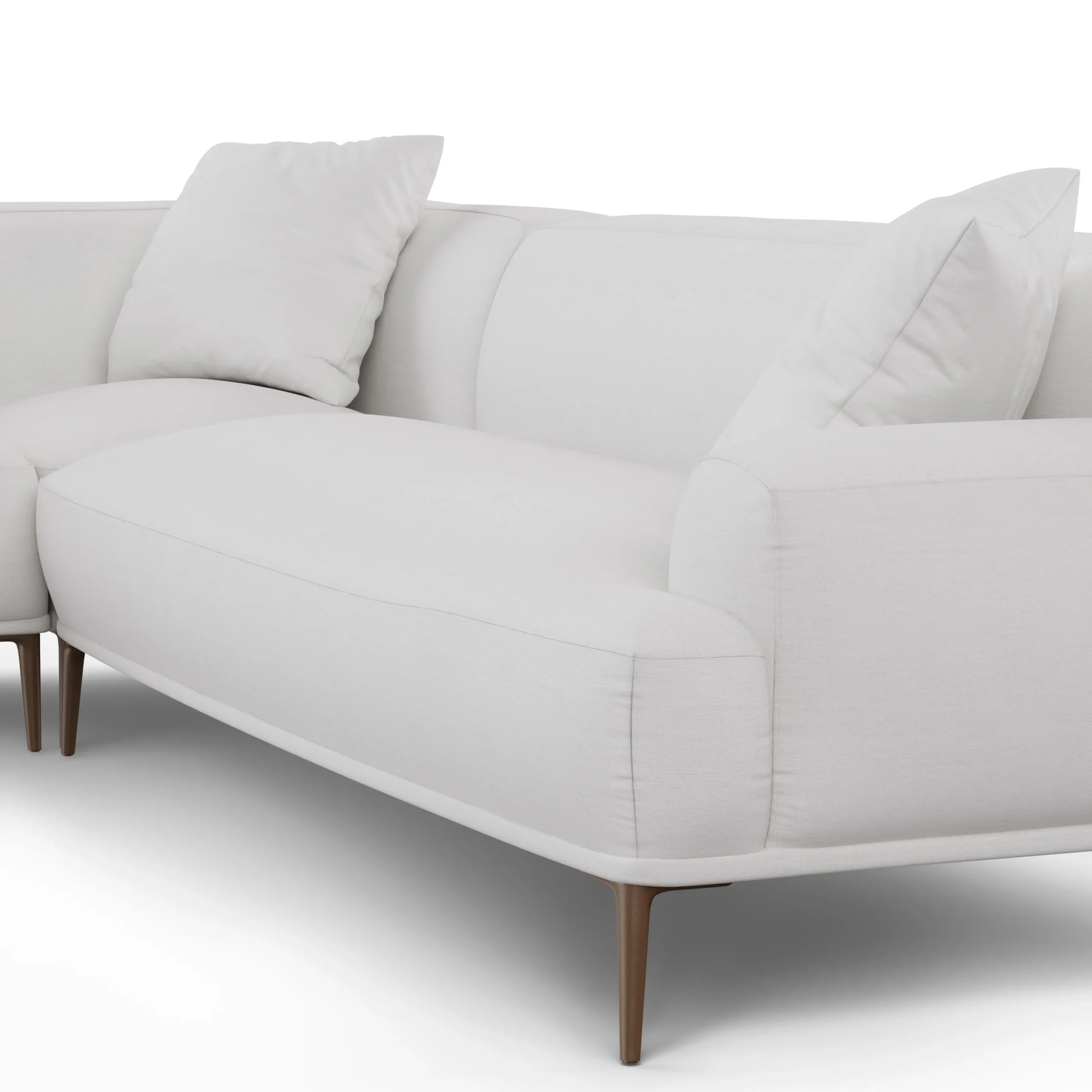 Abisko 113_ Left L-Shaped Sectional - Quartz White - Image 11