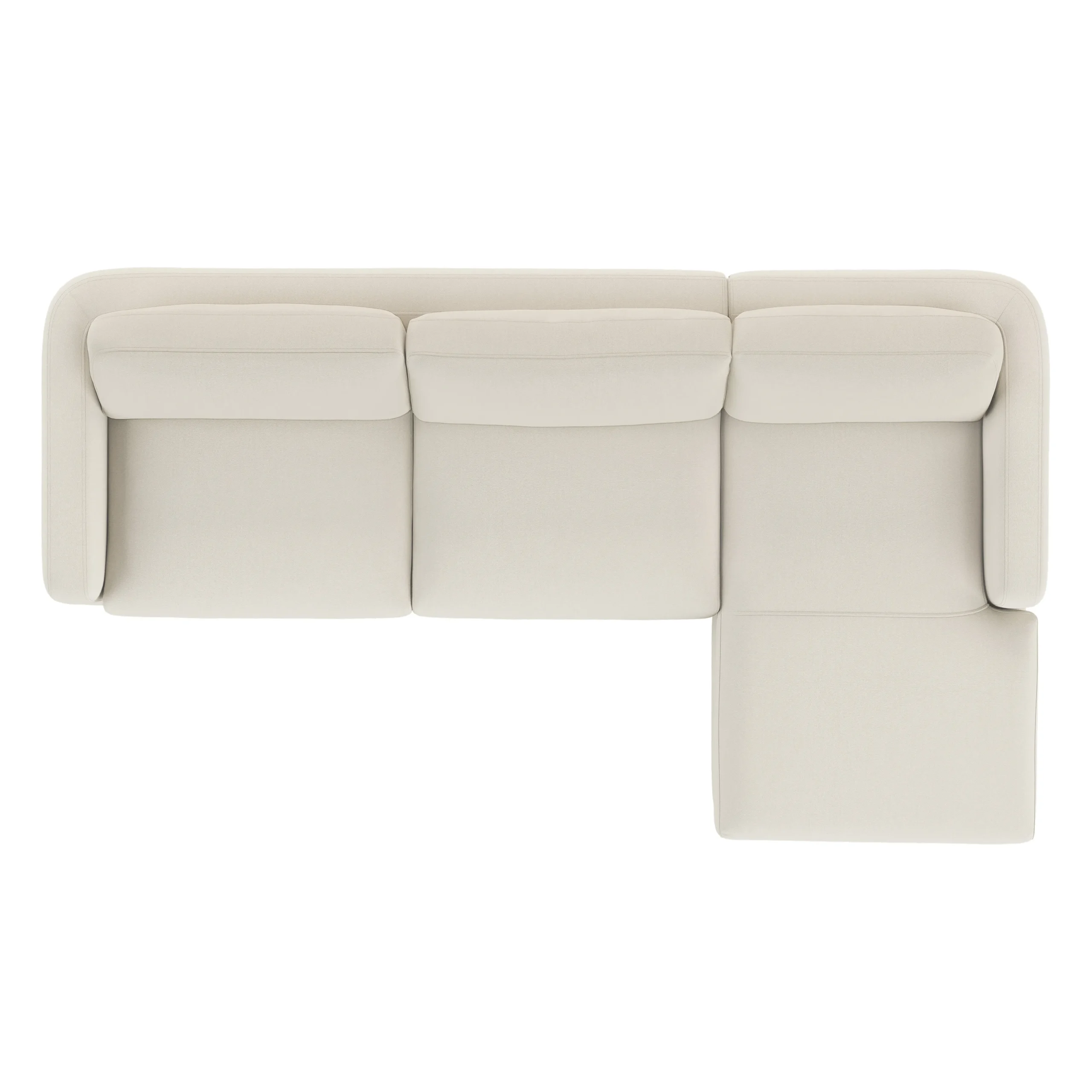 Vati 114_ Right Storage Sleeper Sectional - Natural Oak and Buckler Ivory - Image 11