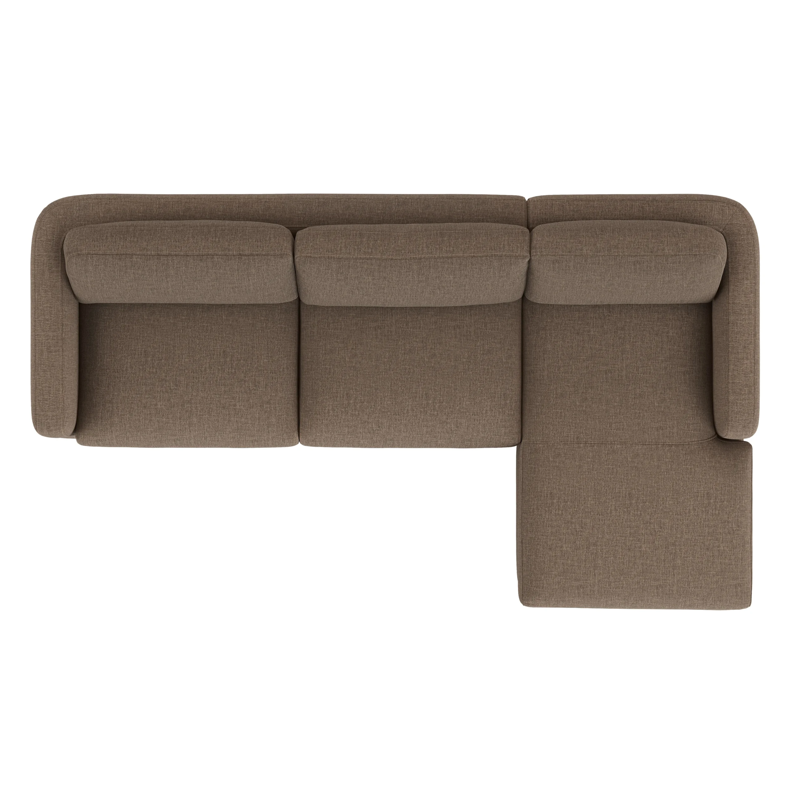Vati 114_ Right Storage Sleeper Sectional - Natural Oak and Buckler Brown - Image 11