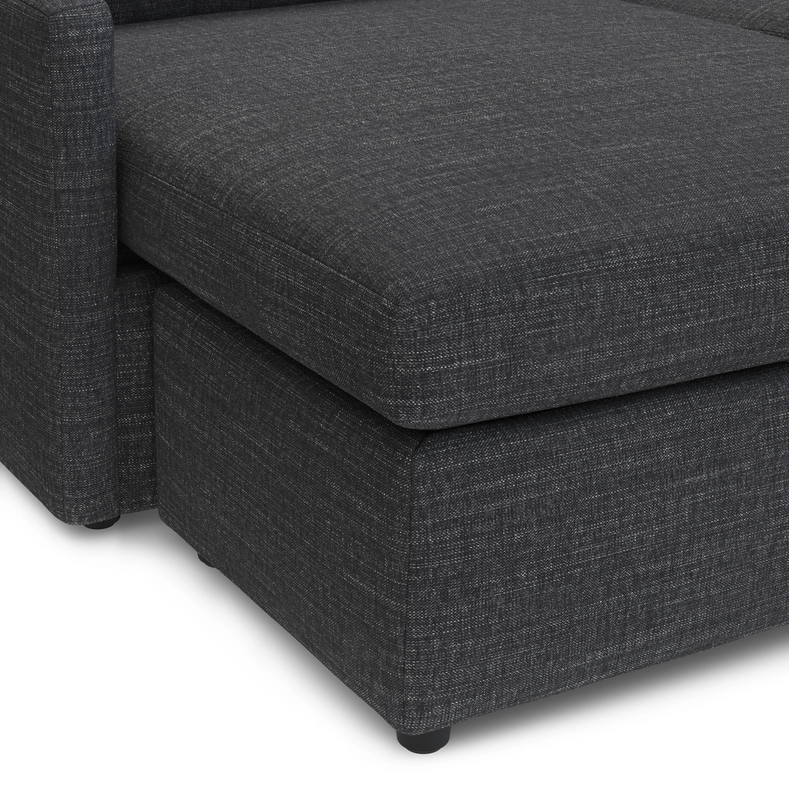Landry 84.5_ Reversible Storage Sectional - Napa Charcoal - Image 11
