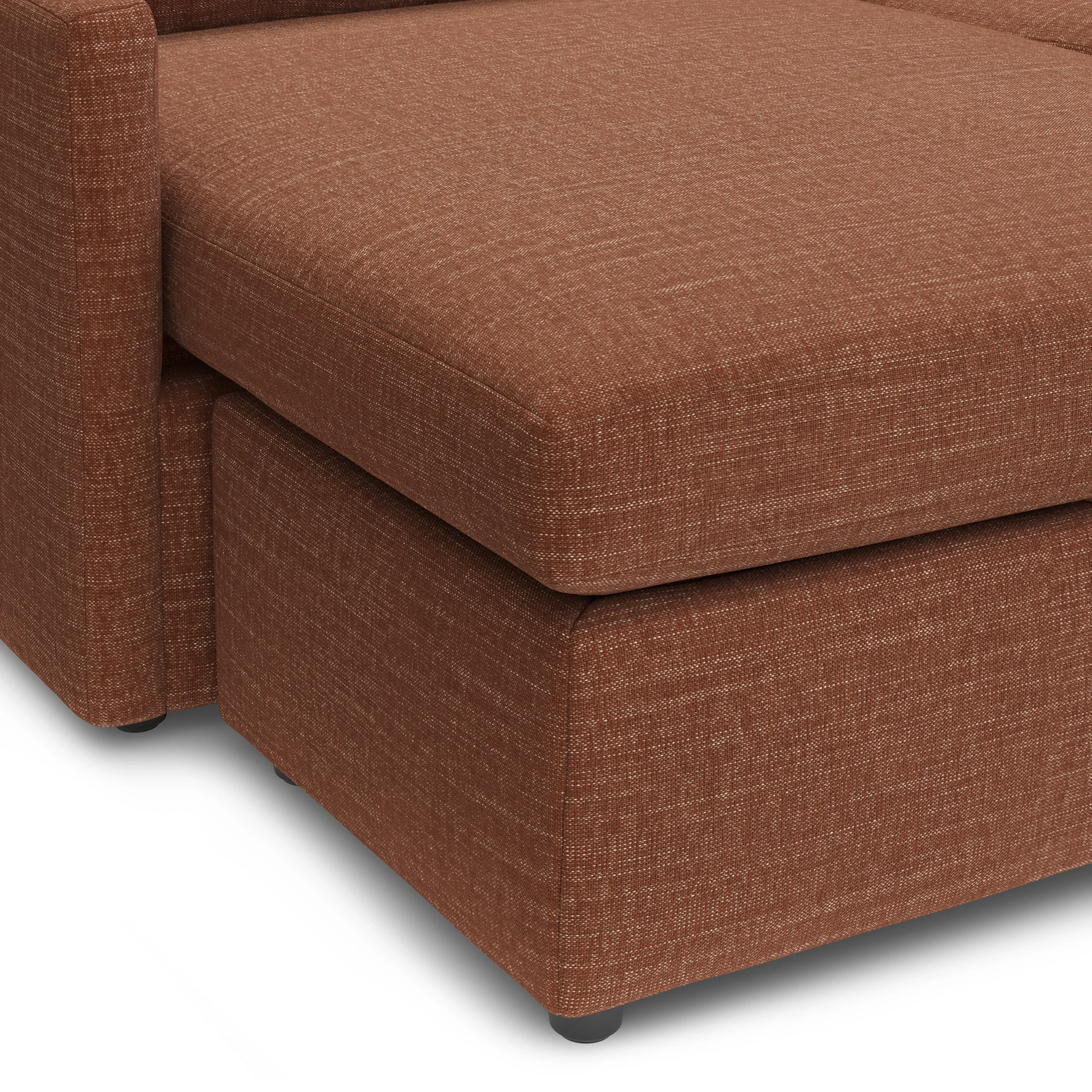 Landry 84.5_ Reversible Storage Sectional - Napa Rust - Image 11