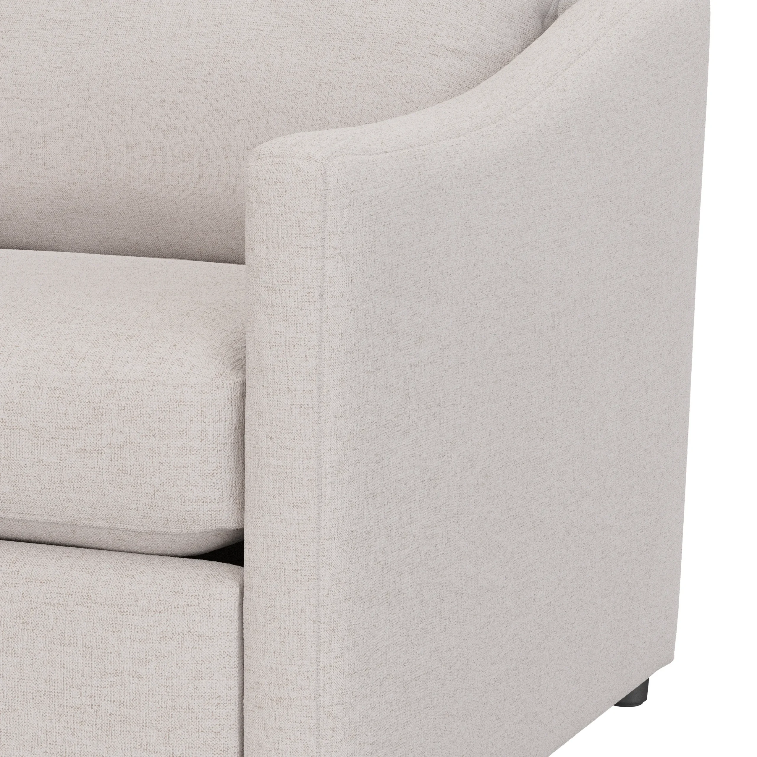 Landry 109_ Left Storage Sleeper Sectional - Napa White - Image 11