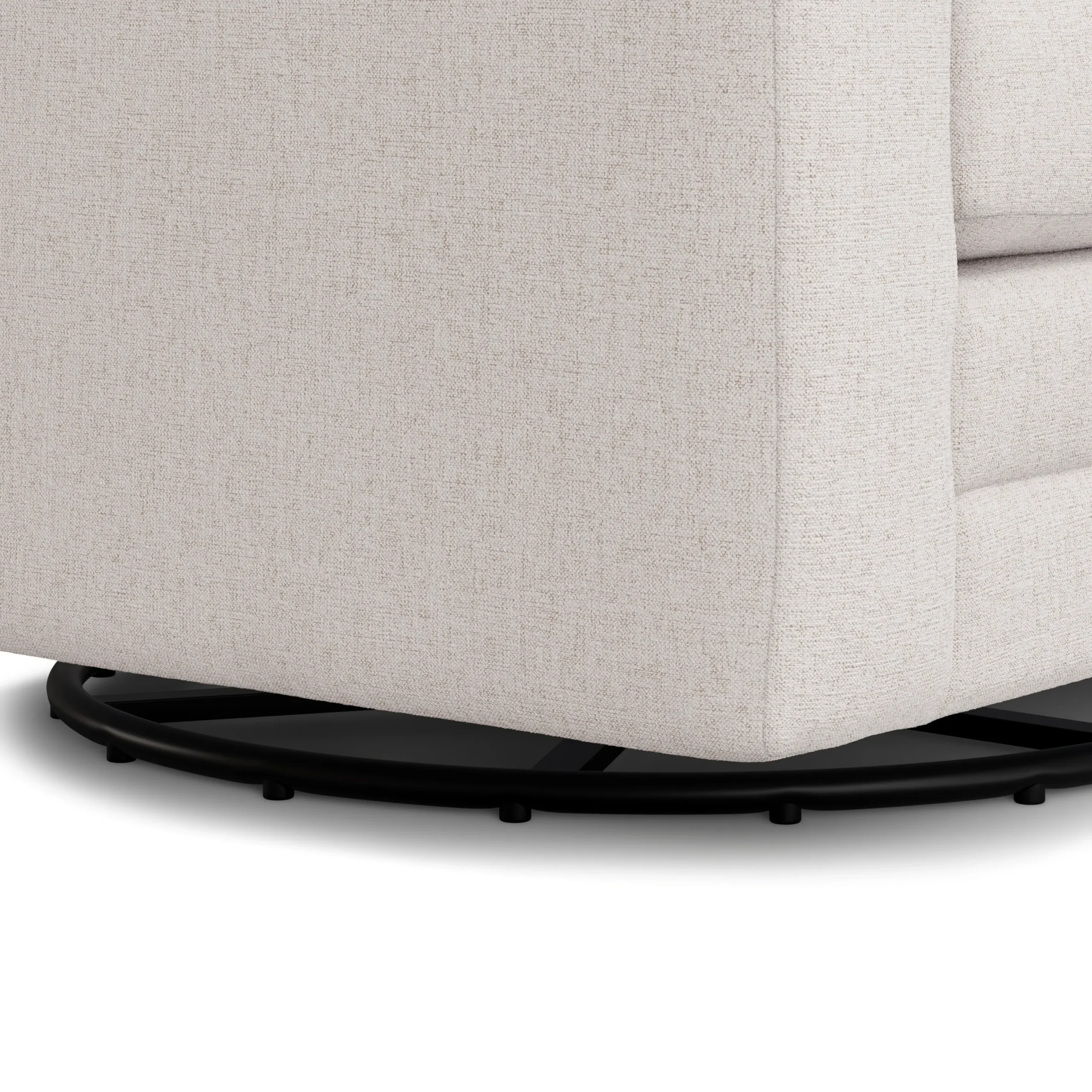 Riley 42_ Grand Swivel Chair - Napa White - Image 3