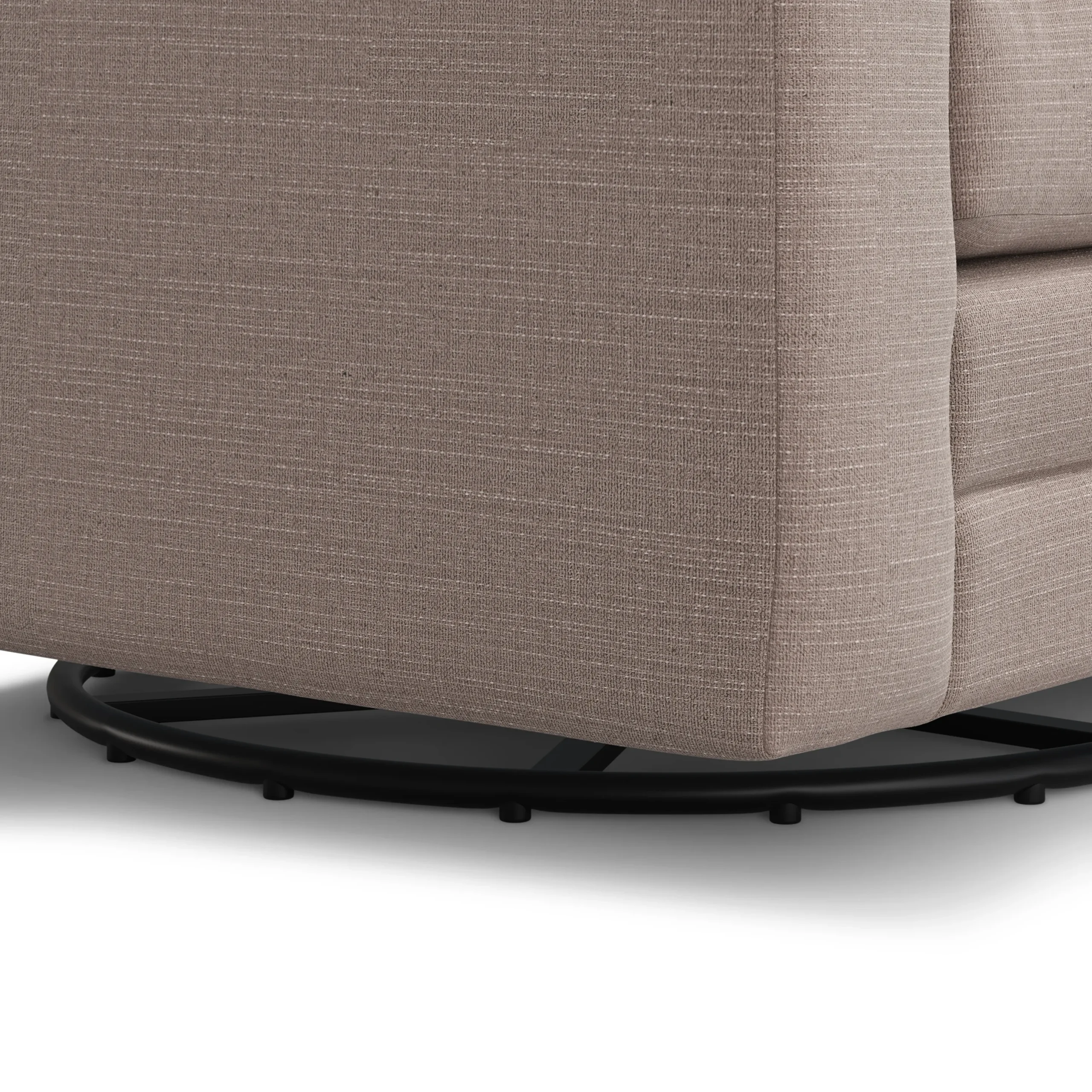 Riley 42_ Grand Swivel Chair - Napa Quartz - Image 4