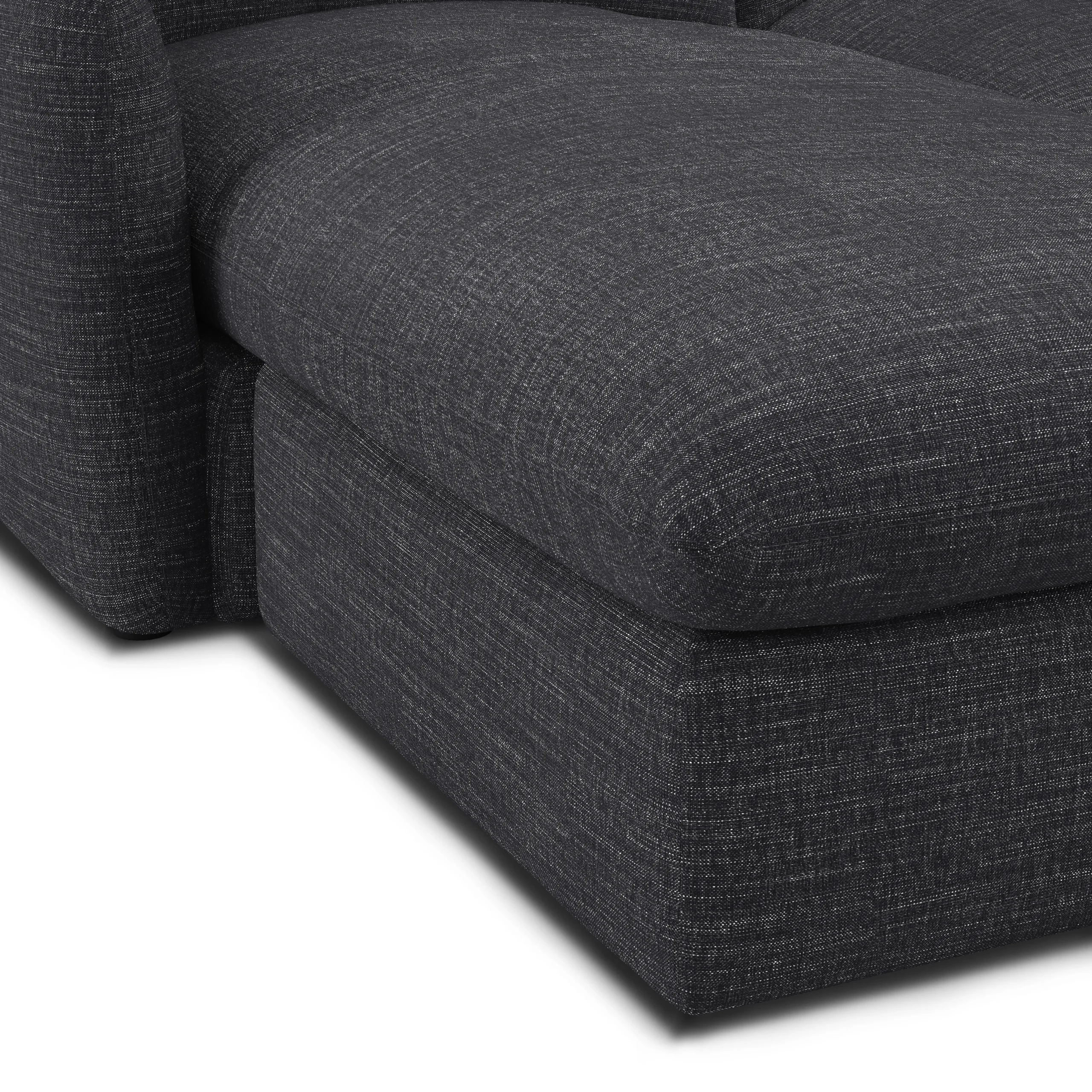 Leigh 86_ Reversible Storage Sectional - Napa Charcoal - Image 11