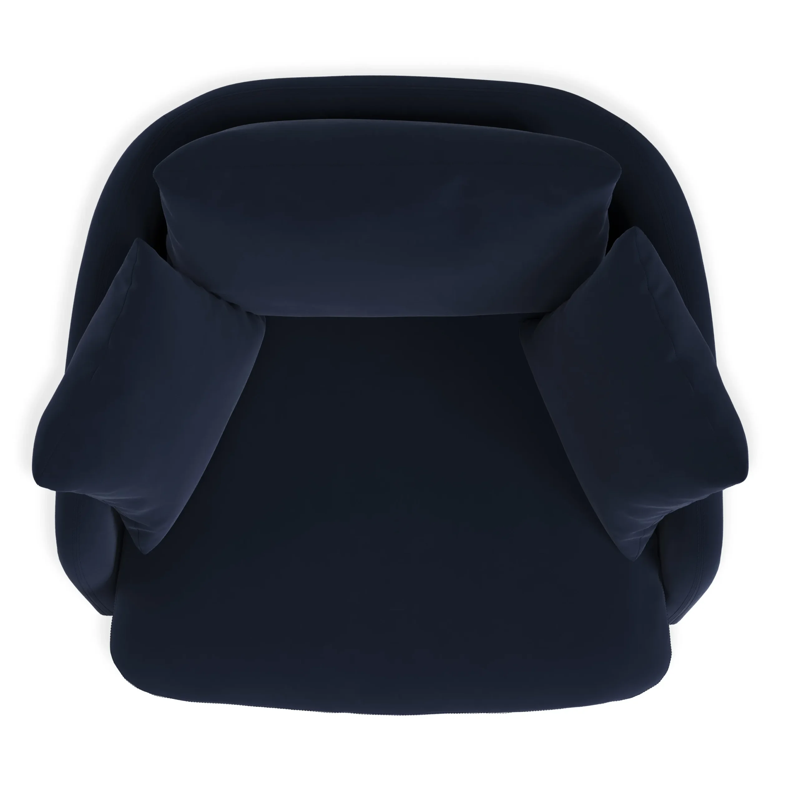 Leigh 47_ Grand Velvet Swivel Lounge Chair - Hale Ink - Image 8