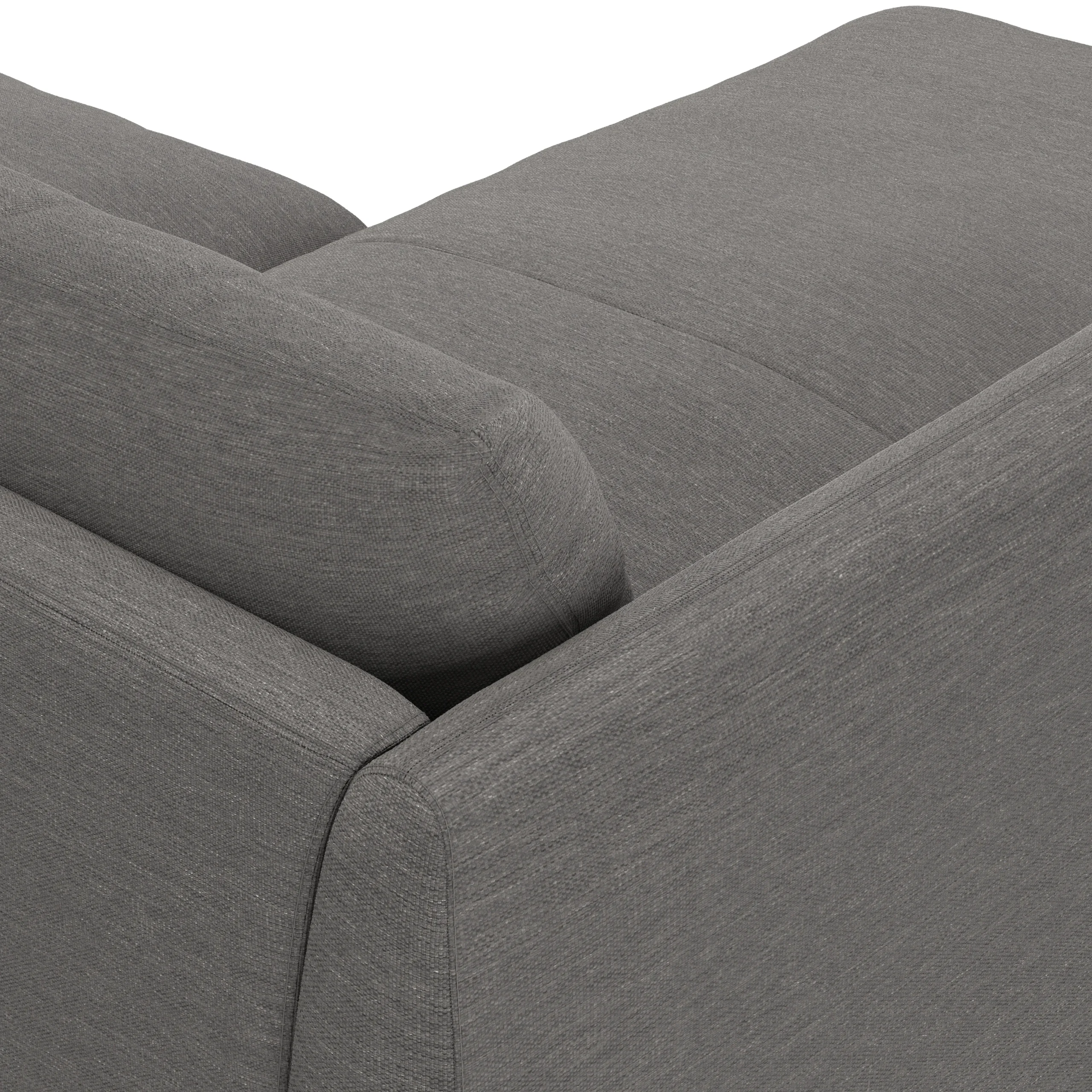 Leigh 86_ Reversible Storage Sectional - Silver Gray - Image 11