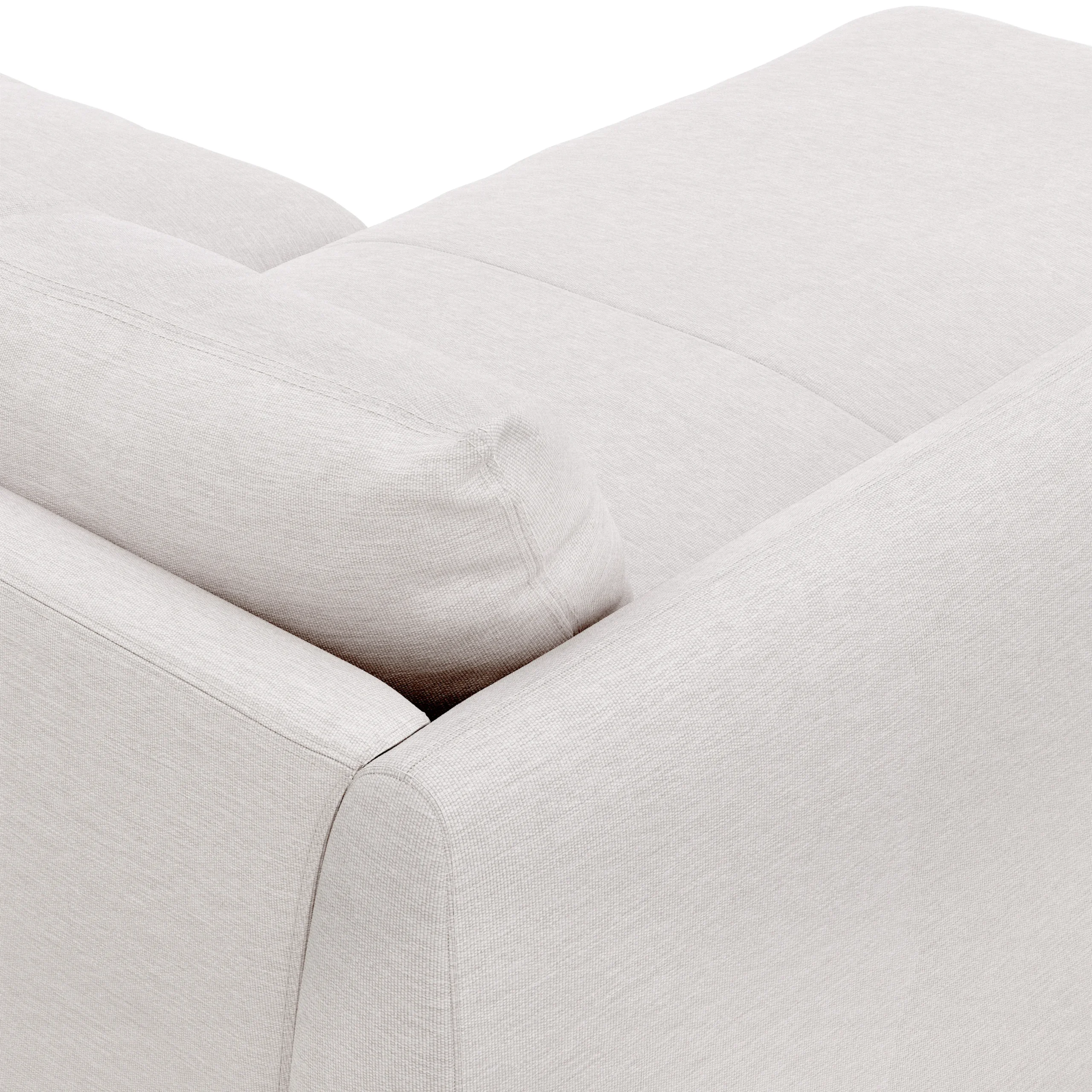 Leigh 86_ Reversible Storage Sectional - Silver Ivory - Image 11