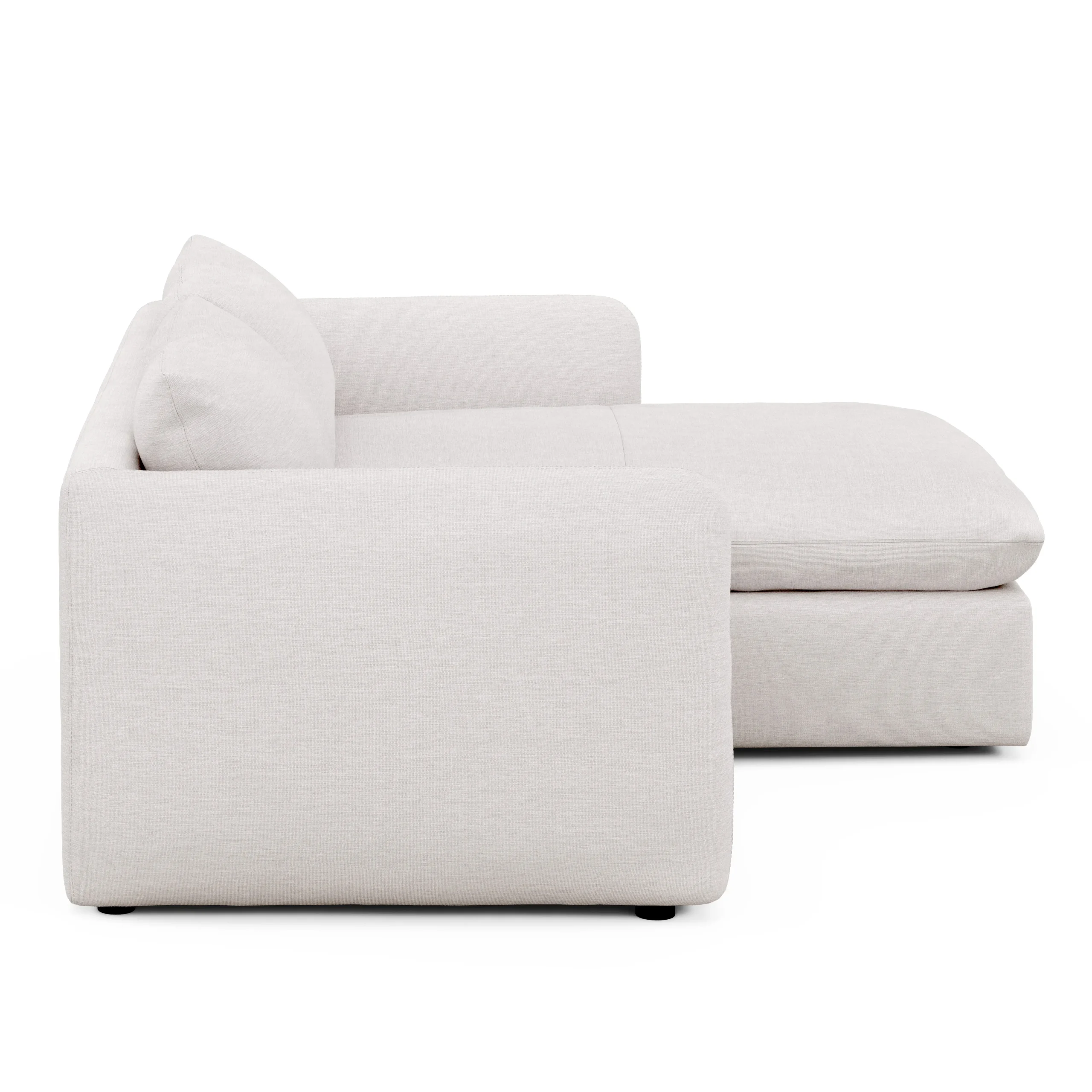 Leigh 86_ Reversible Storage Sleeper Sectional - Silver Gray - Image 11