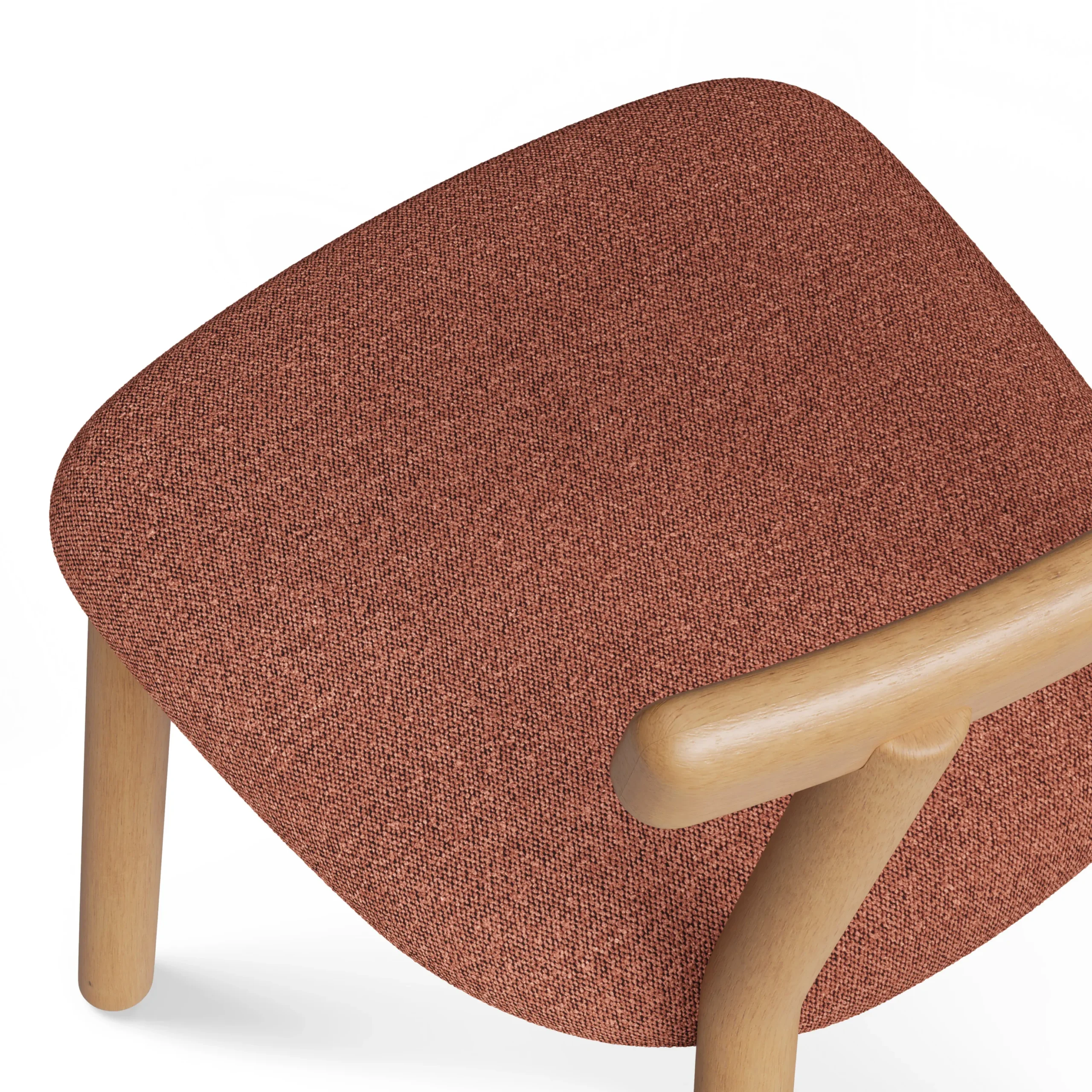 Ulka Dining Chair - White Oak and Ratine Oxide - Image 11