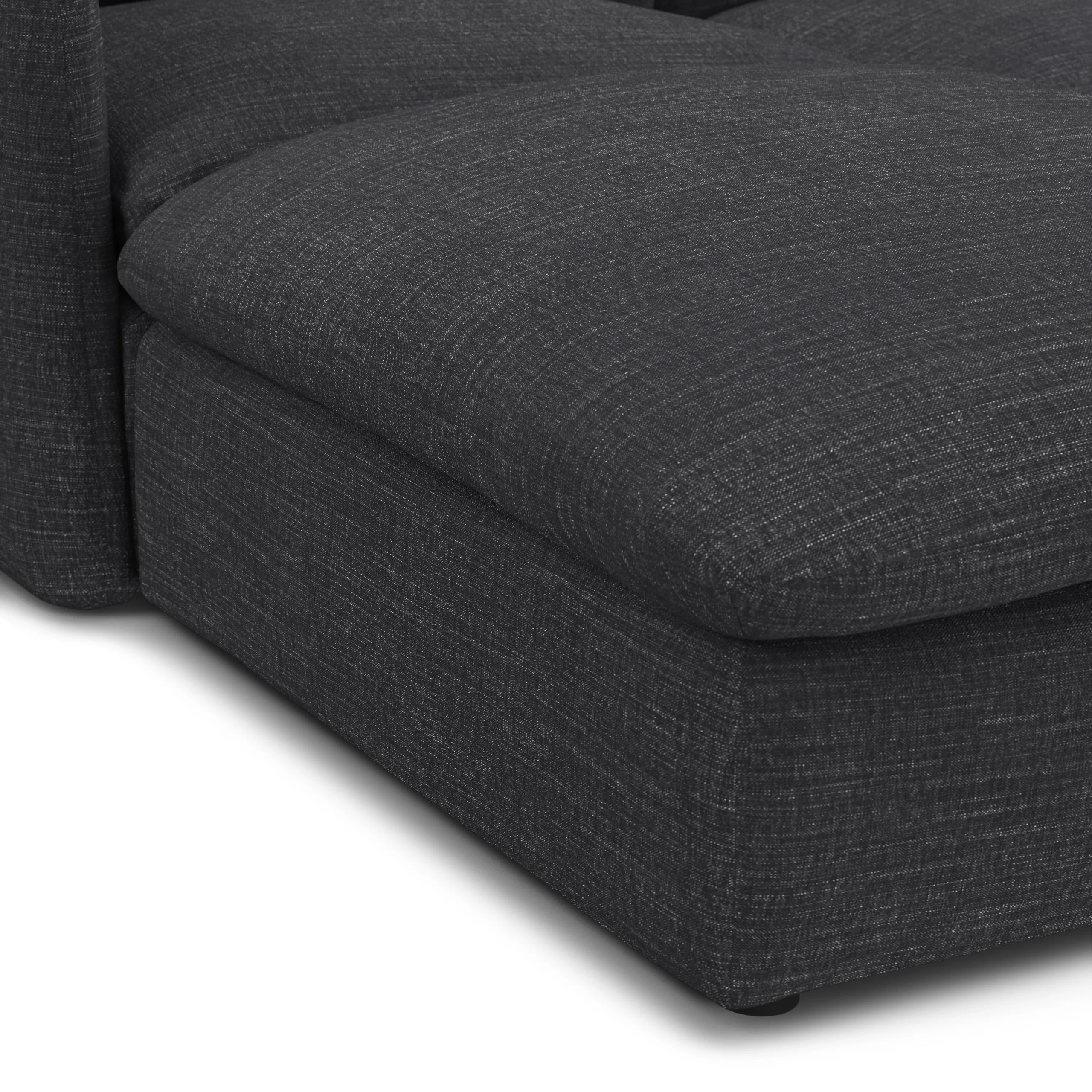 Leigh 131.5_ Modular Sectional - Napa Charcoal - Image 11