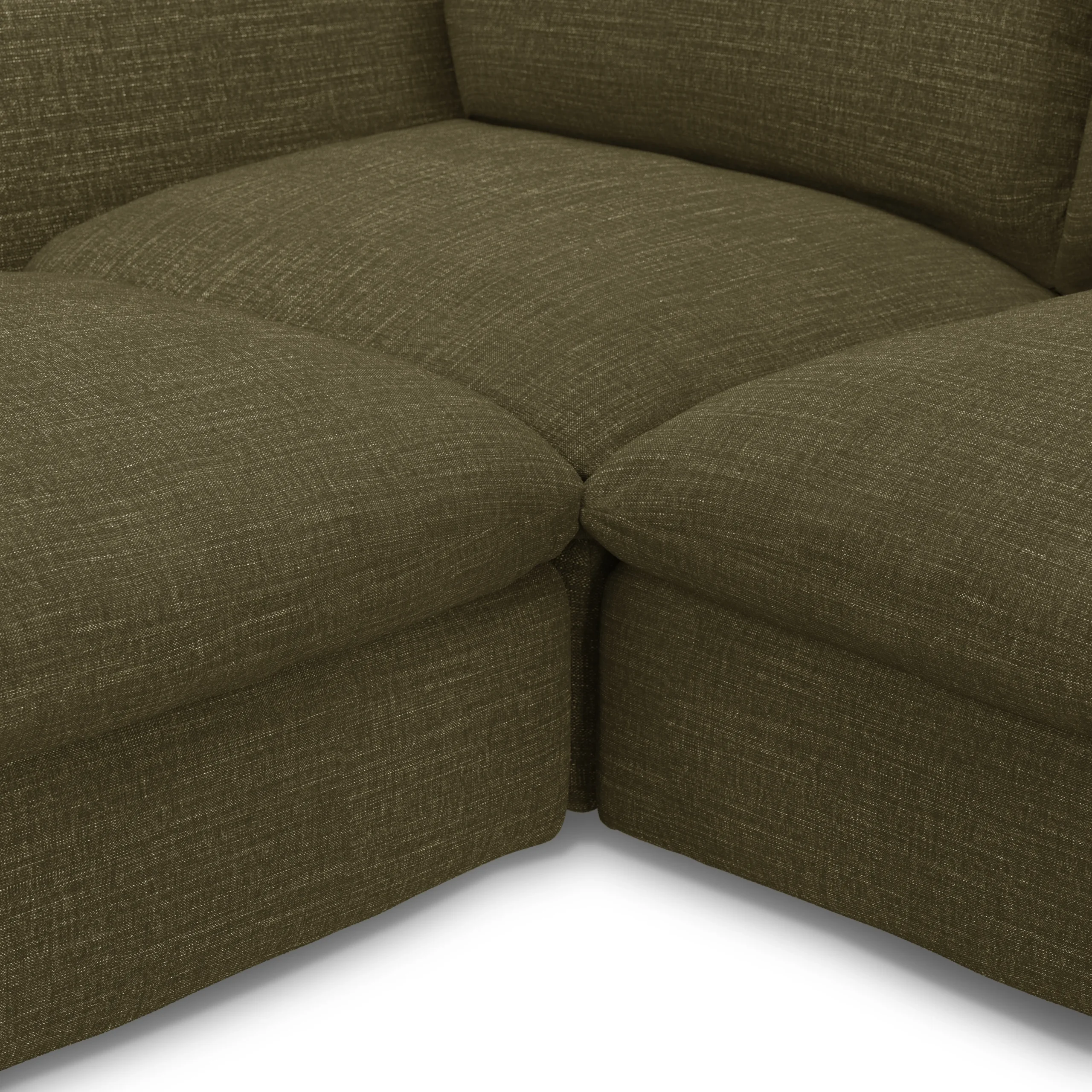 Leigh 131.5_ Modular Sectional - Napa Moss - Image 11