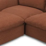 Leigh 131.5_ Modular Sectional - Napa Rust