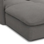 Leigh 131.5_ Modular Sectional - Silver Gray