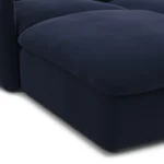 Leigh 131.5_ Velvet Modular Sectional - Hale Ink