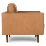 Burrard 32_ Leather Lounge Chair - Bella Caramel