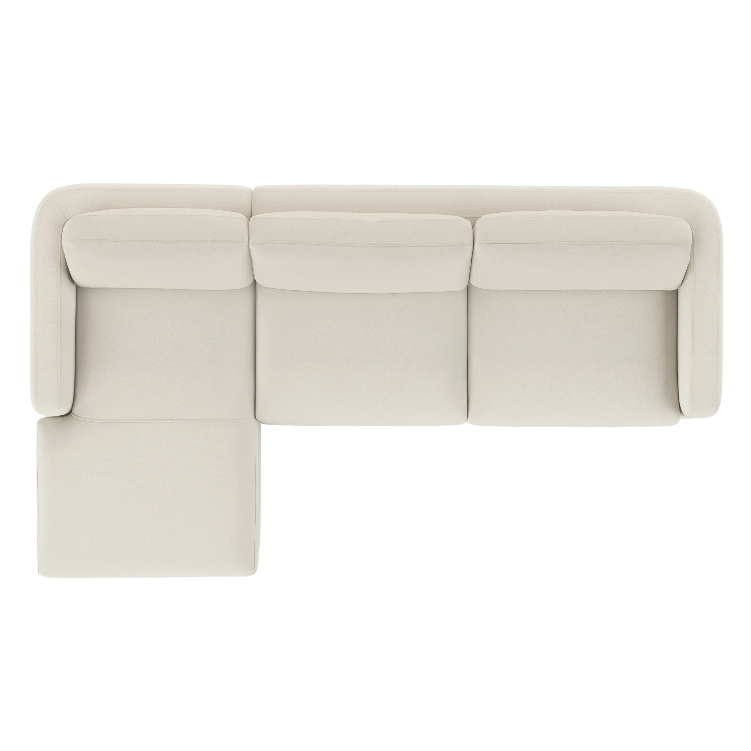 Vati 114_ Left Storage Sleeper Sectional - Natural Oak and Buckler Ivory - Image 11