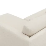 Marina 90_ Reversible Storage Sectional - Ivory Wool Bouclé