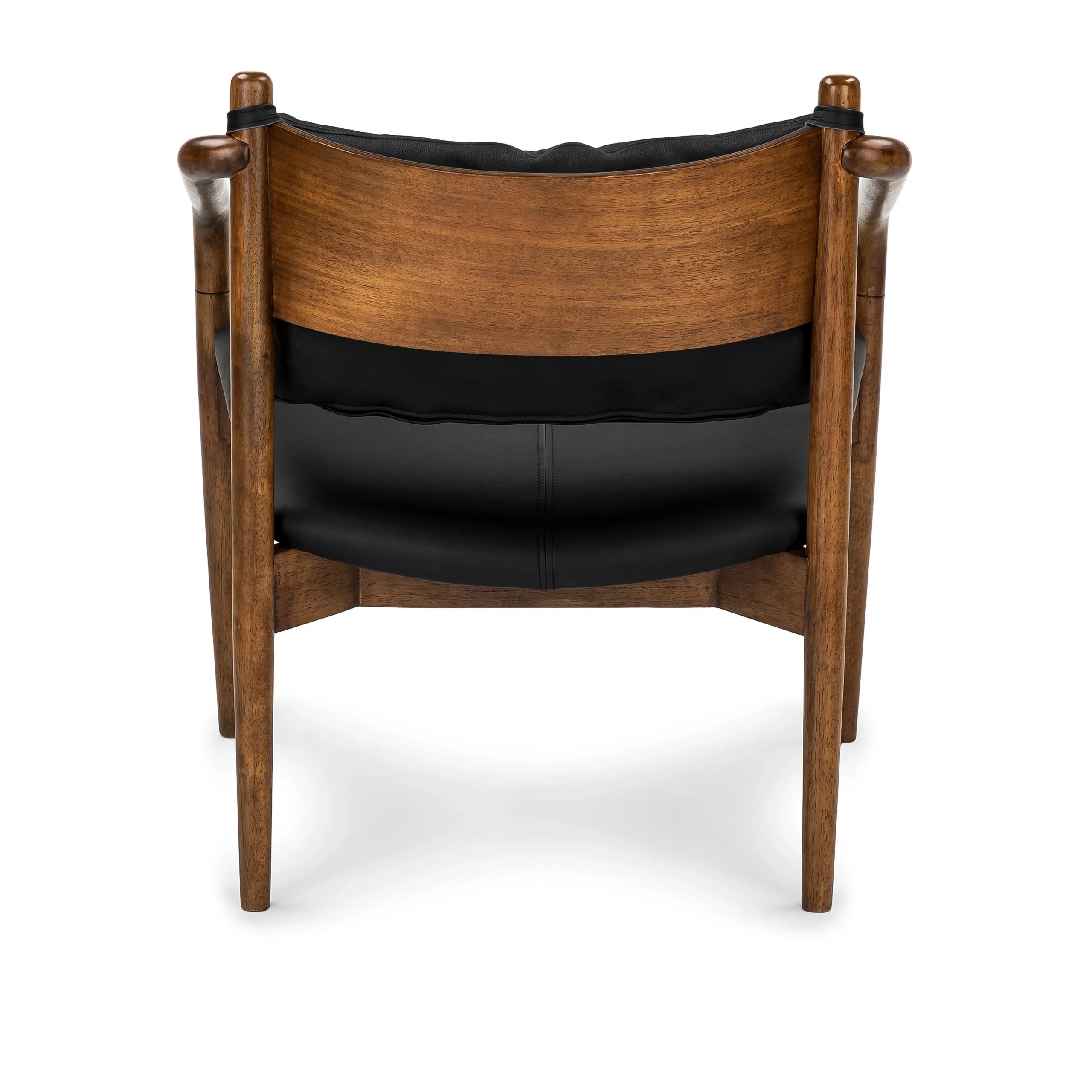 Lento 25_ Leather Lounge Chair - Black - Image 7