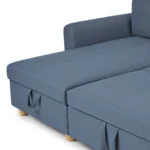 Nordby 104_ Reversible Sleeper Sectional - Lull Blue