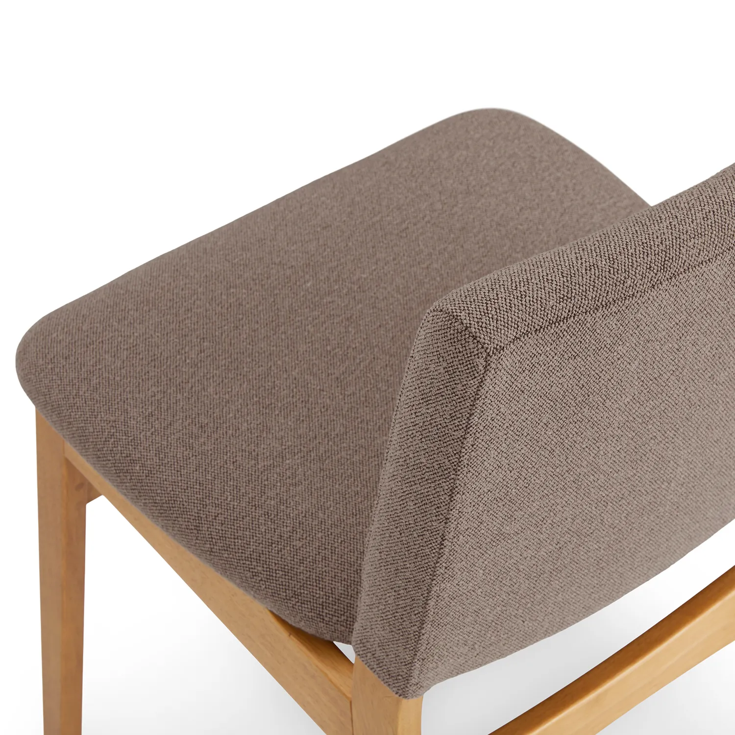 Nosh Dining Chair - Oak and Ratine Brown - Image 11