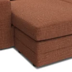 Riley 84_ Reversible Storage Sectional - Napa Rust